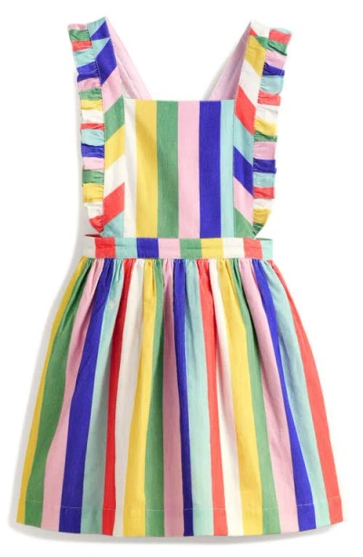 Mini Boden Kids' Stripe Cotton Corduroy Dress In Multi