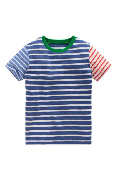 Mini Boden Kids' Stripe Cotton T-shirt In Multi