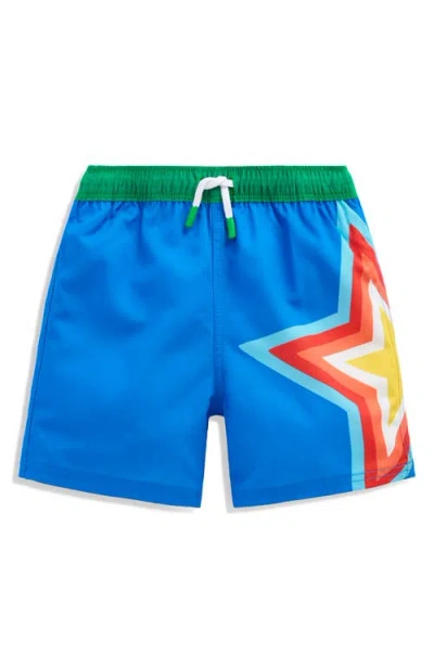 Mini Boden Kids' Swim Shorts In Blue