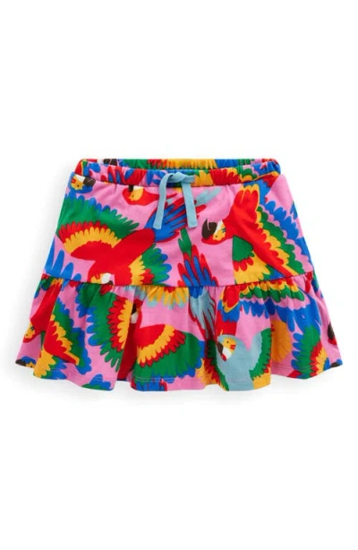 Mini Boden Kids' Tiered Cotton Jersey Skort In Multi