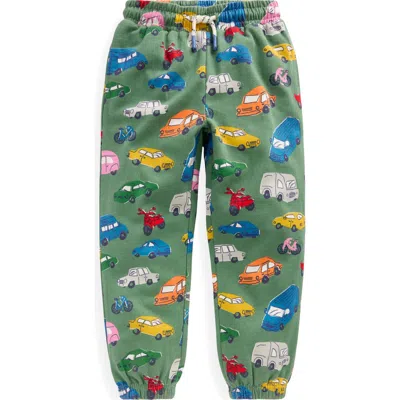 Mini Boden Kids' Traffic Print Cotton Sweatshirt In Green