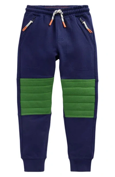 Mini Boden Kids' Warrior Knee Joggers In Blue