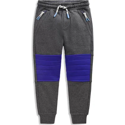 Mini Boden Kids' Warrior Knee Joggers In Gray