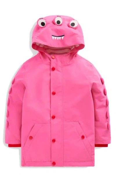Mini Boden Kids' Waterproof Hooded Jacket In Multi