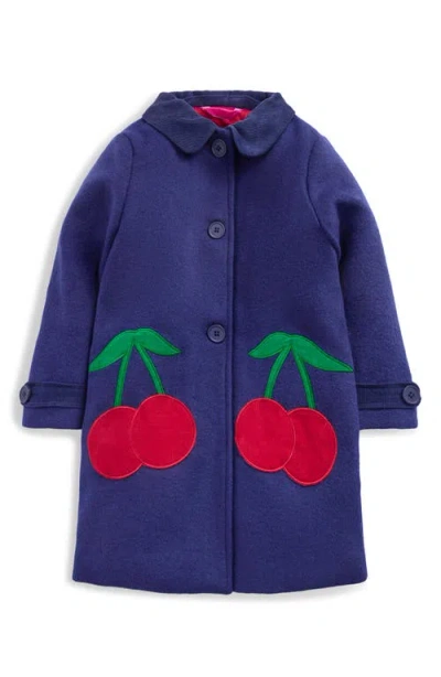 Mini Boden Kids' Wow Smart Coat In Blue