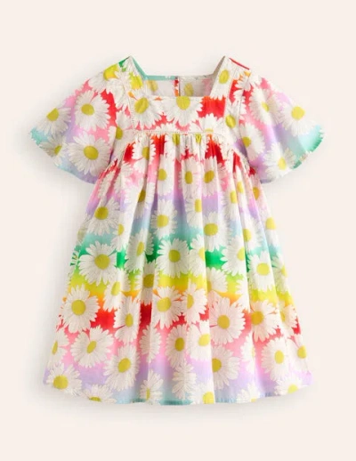 Mini Boden Kids' Lightweight Vacation Dress Multi Ombre Daisy Girls Boden