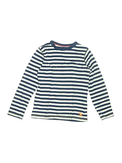 Pre-owned Mini Boden Kids' Long Sleeve T-shirt In Blue
