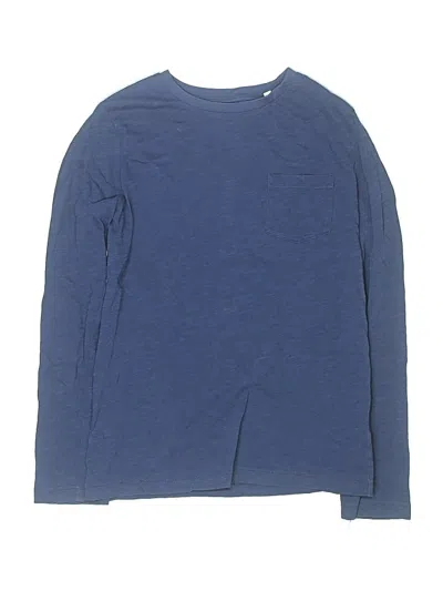 Pre-owned Mini Boden Kids' Long Sleeve T-shirt In Blue
