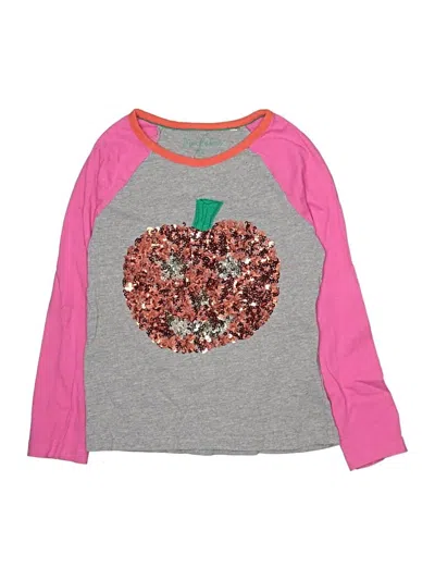 Pre-owned Mini Boden Kids' Long Sleeve T-shirt In Gray