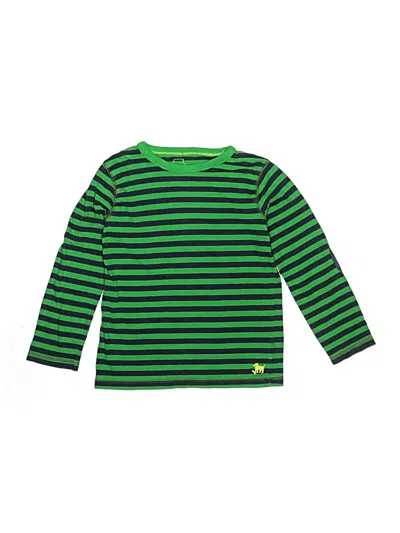 Pre-owned Mini Boden Kids' Long Sleeve T-shirt In Green