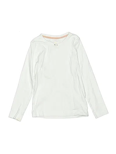 Pre-owned Mini Boden Kids' Long Sleeve T-shirt In Ivory