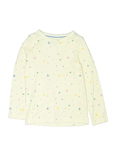 Pre-owned Mini Boden Kids' Long Sleeve T-shirt In Ivory