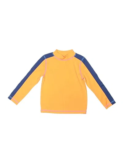 Pre-owned Mini Boden Kids' Long Sleeve Turtleneck In Yellow