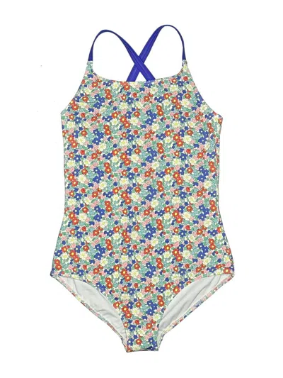 Pre-owned Mini Boden Kids' One Piece Swimsuit In Blue