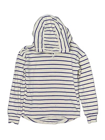 Pre-owned Mini Boden Kids' Pullover Hoodie In White