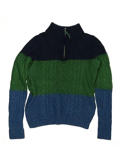Pre-owned Mini Boden Kids' Pullover Sweater In Green