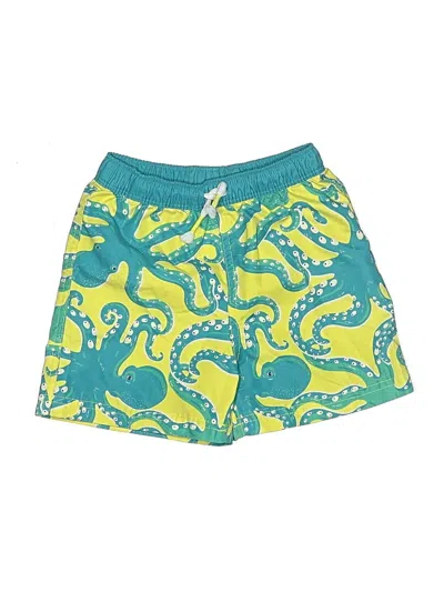 Pre-owned Mini Boden Kids' Rash Guard In Green