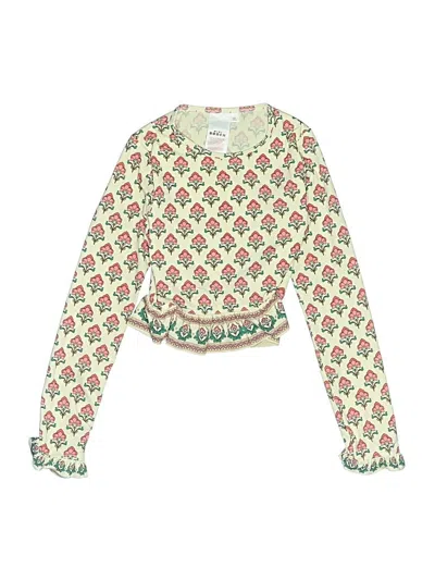 Pre-owned Mini Boden Kids' Rash Guard In Ivory