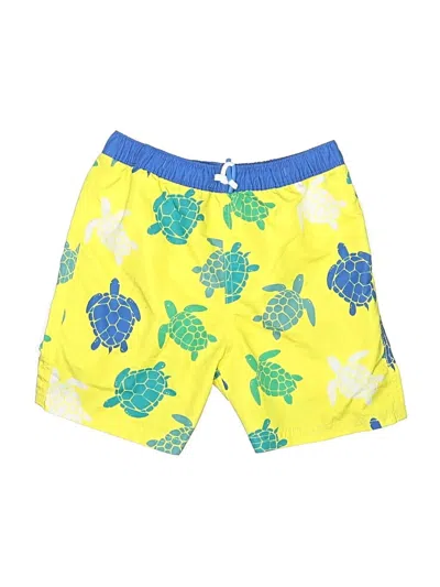 Pre-owned Mini Boden Kids' Rash Guard In Yellow