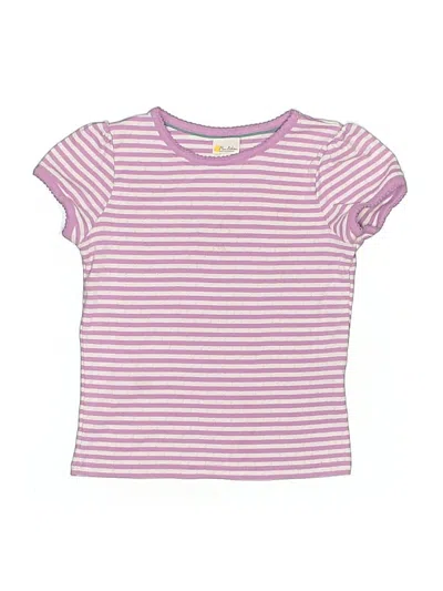 Pre-owned Mini Boden Kids' Short Sleeve T-shirt In Purple