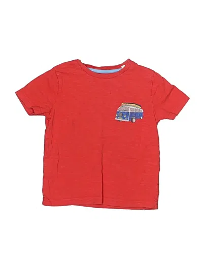Pre-owned Mini Boden Kids' Short Sleeve T-shirt In Red