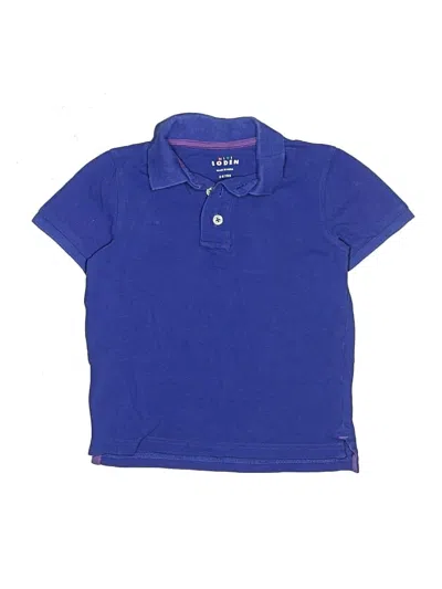 Pre-owned Mini Boden Kids' Short Sleeve Top Blue Tops