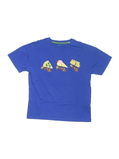 Pre-owned Mini Boden Kids' Short Sleeve T-shirt In Blue
