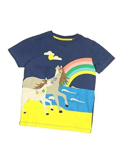 Pre-owned Mini Boden Kids' Short Sleeve T-shirt In Blue