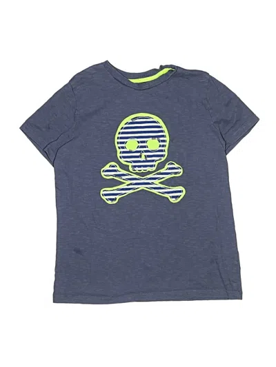 Pre-owned Mini Boden Kids' Short Sleeve T-shirt In Blue