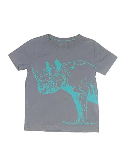 Pre-owned Mini Boden Babies' Short Sleeve T-shirt In Gray