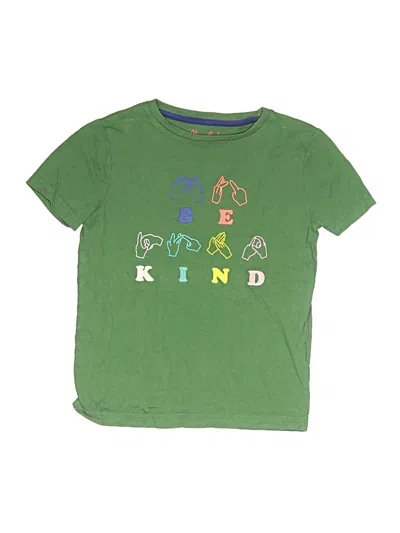 Pre-owned Mini Boden Kids' Short Sleeve T-shirt In Green