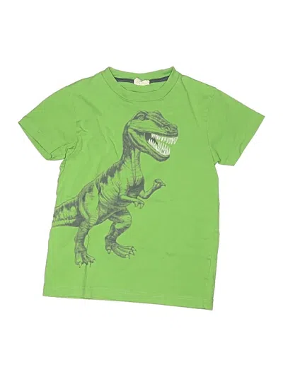 Pre-owned Mini Boden Kids' Short Sleeve T-shirt In Green