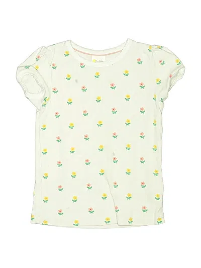 Pre-owned Mini Boden Kids' Short Sleeve T-shirt In Ivory