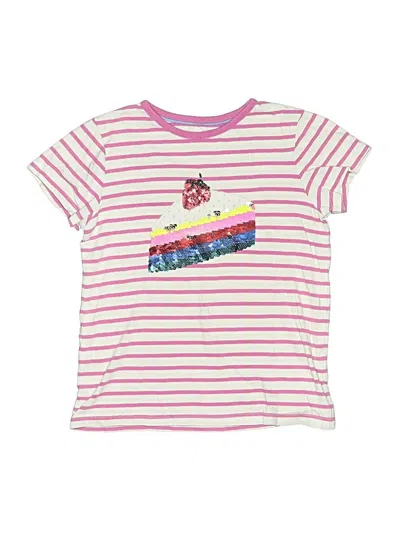 Pre-owned Mini Boden Kids' Short Sleeve T-shirt In Pink