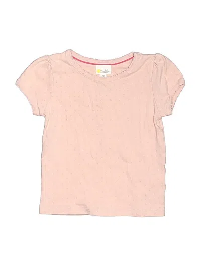 Pre-owned Mini Boden Kids' Short Sleeve T-shirt In Pink