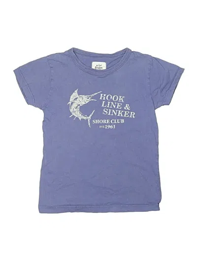 Pre-owned Mini Boden Kids' Short Sleeve T-shirt In Purple