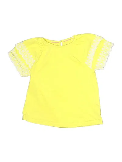 Pre-owned Mini Boden Kids' Short Sleeve T-shirt In Yellow