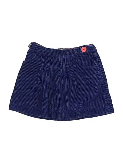 Pre-owned Mini Boden Kids' Skirt In Blue