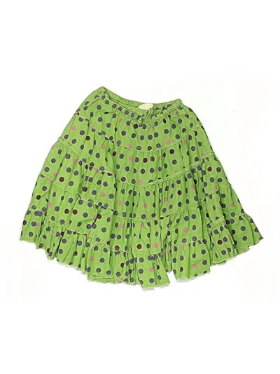 Pre-owned Mini Boden Kids' Skirt In Green