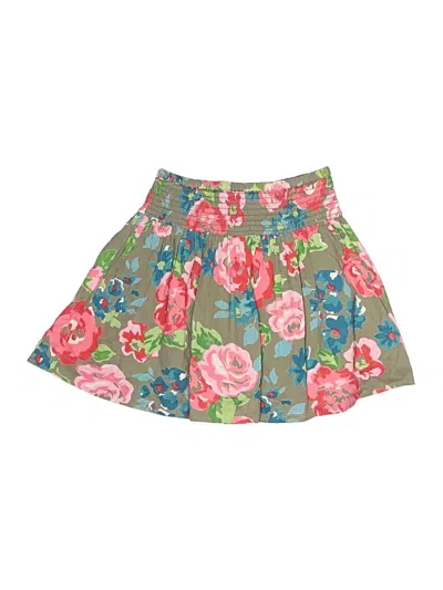 Pre-owned Mini Boden Kids' Skirt In Green