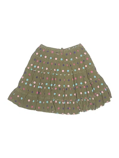 Pre-owned Mini Boden Kids' Skirt In Green