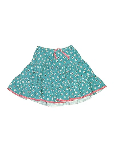 Pre-owned Mini Boden Kids' Skirt In Teal