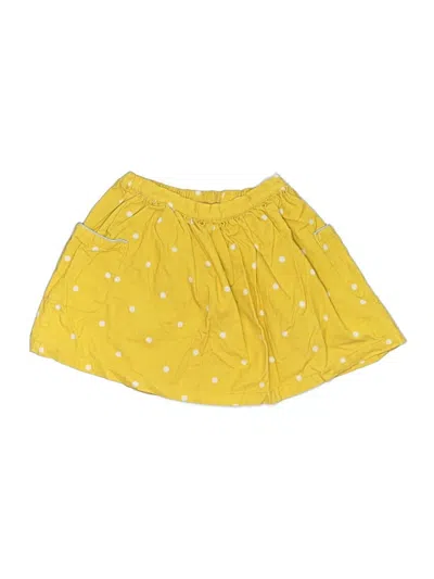 Pre-owned Mini Boden Kids' Skirt In Yellow