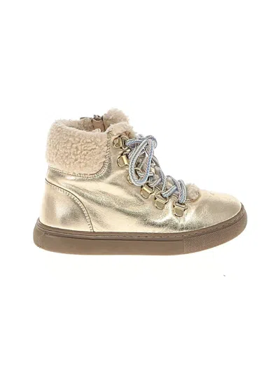 Pre-owned Mini Boden Kids' Sneakers In Gold
