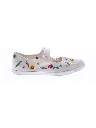 Pre-owned Mini Boden Kids' Sneakers In White