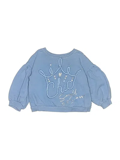 Pre-owned Mini Boden Kids' Sweatshirt In Blue
