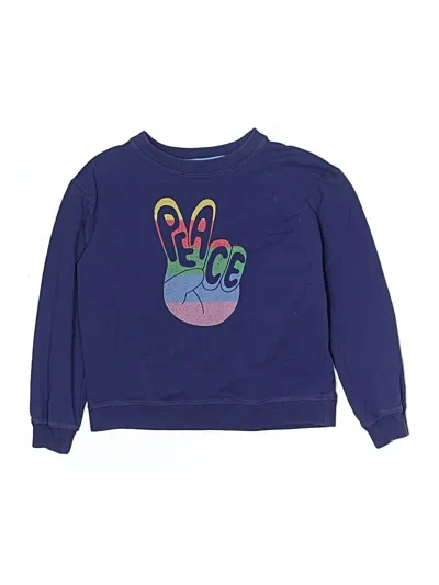 Pre-owned Mini Boden Kids' Sweatshirt In Blue