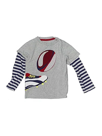 Pre-owned Mini Boden Kids' Sweatshirt In Gray
