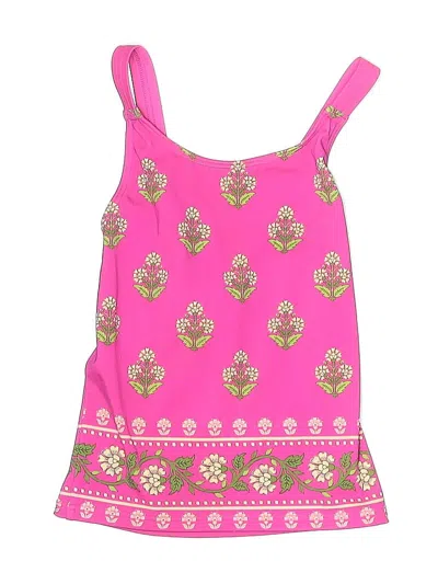 Pre-owned Mini Boden Kids' Swimsuit Cover Up In Pink