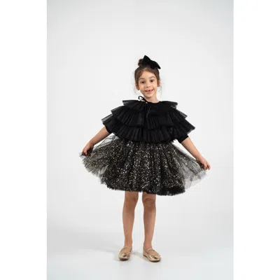 Mini Celebrities Kids'  Blair Tulle Dress Set In Black